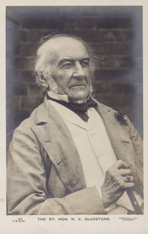 William Ewart Gladstone af English Photographer