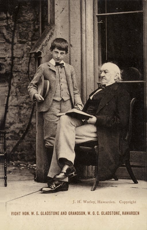 William Ewart Gladstone af English Photographer