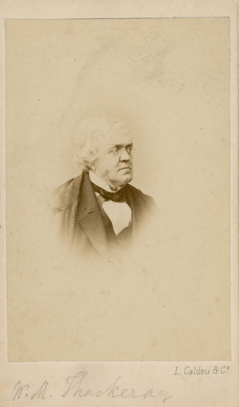 William Makepeace Thackeray af English Photographer