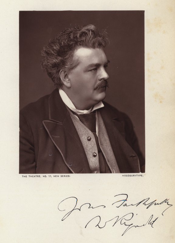 William Rignold (s/h foto) af English Photographer