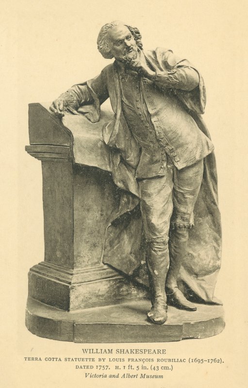 William Shakespeare, engelsk dramatiker (s/h-foto) af English Photographer