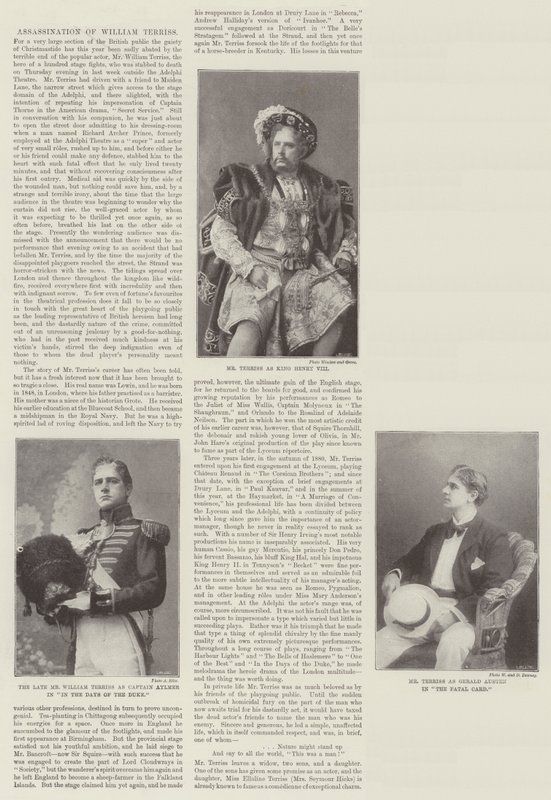 William Terriss af English Photographer