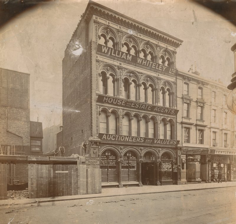 William Whiteley, hus- og ejendomsmæglere, auktionsholdere og vurderingsmænd, Westbourne Grove, London af English Photographer