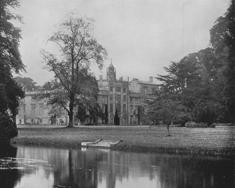 Wilton House (s/h-billede) af English Photographer
