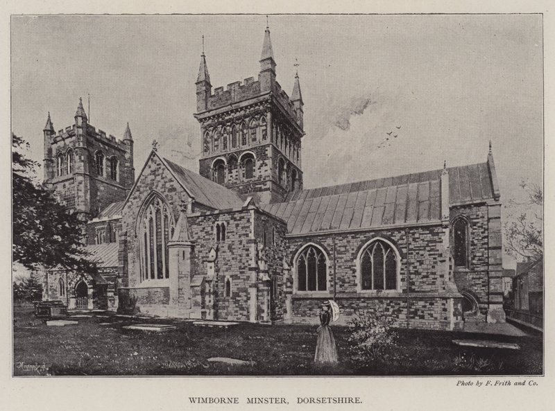 Wimborne Minster, Dorsetshire af English Photographer