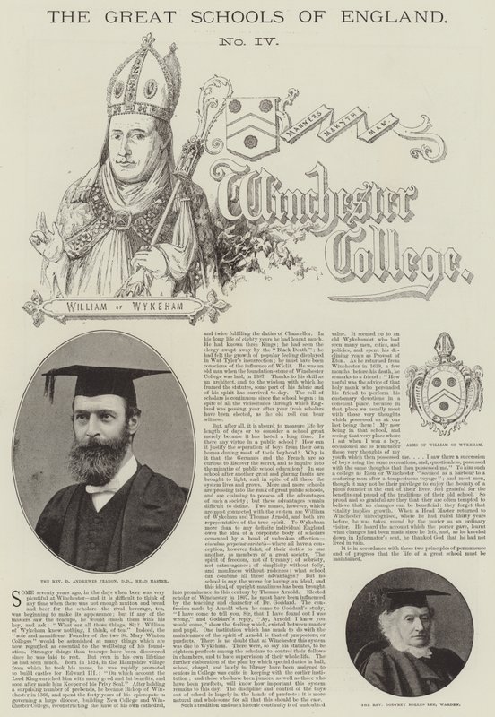 Winchester College af English Photographer