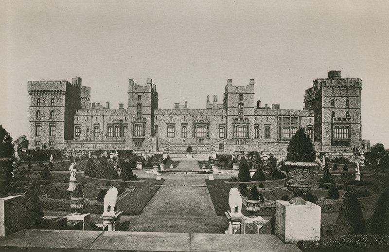 Windsor Castle, østfronten af English Photographer