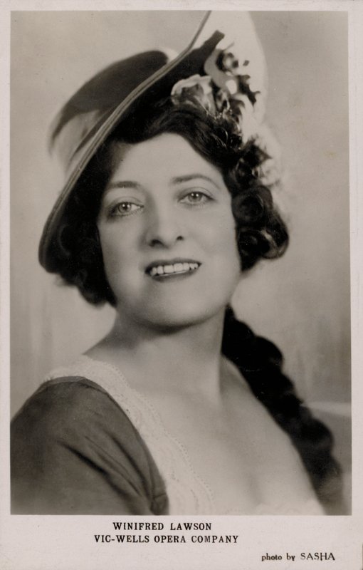 Winifred Lawson, Vic-Wells Opera Company (s/h-billede) af English Photographer