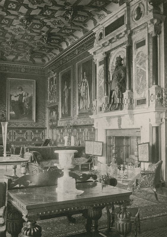 Winter Tegnestue, Hatfield House af English Photographer