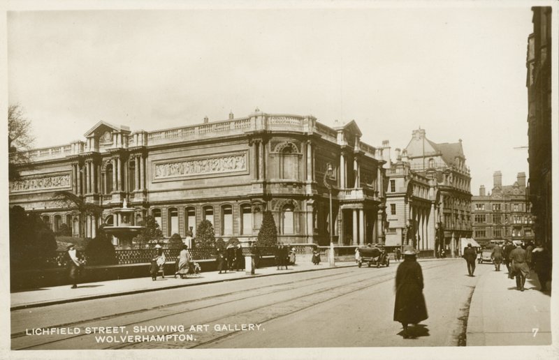 Wolverhampton Art Gallery, Lichfield Street (s/h foto) af English Photographer