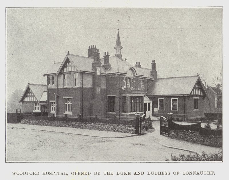 Woodford Hospital, åbnet af hertugen og hertuginden af Connaught af English Photographer