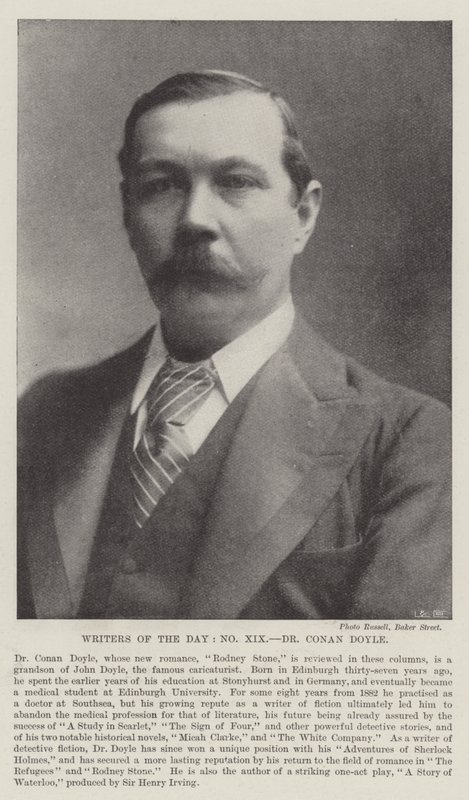 Dagens forfattere, Dr. Conan Doyle af English Photographer