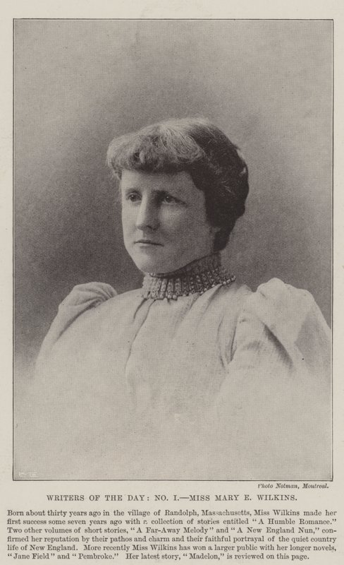 Dagens forfattere, Miss Mary E Wilkins af English Photographer