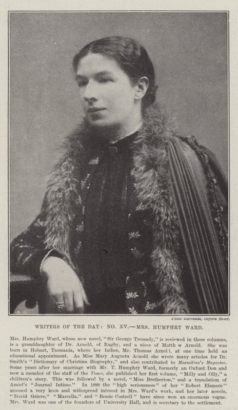 Dagens forfattere, Mrs Humphry Ward af English Photographer