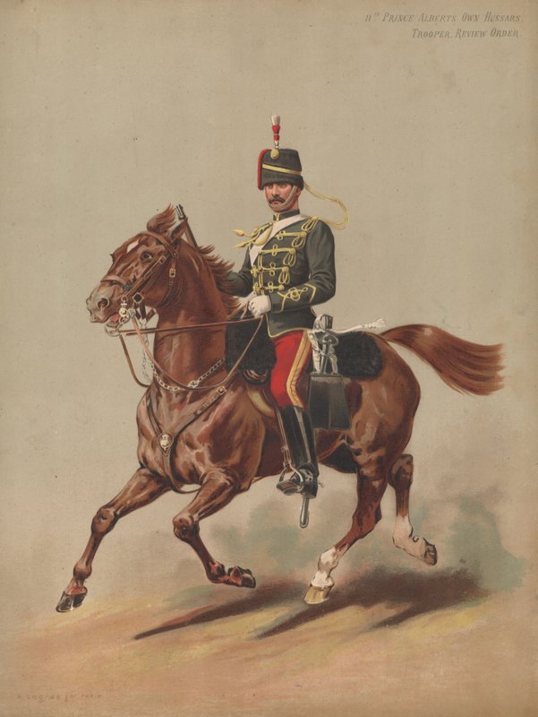 11. Prins Alberts Egne Husarer, Trooper, Review Order af English School