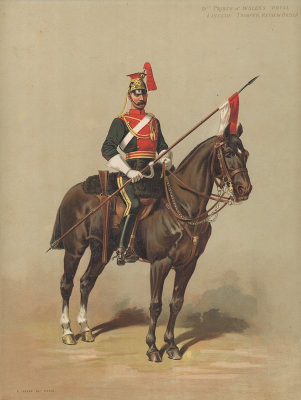 12th Prince of Wales Royal Lancers, Trooper, Review Order af English School
