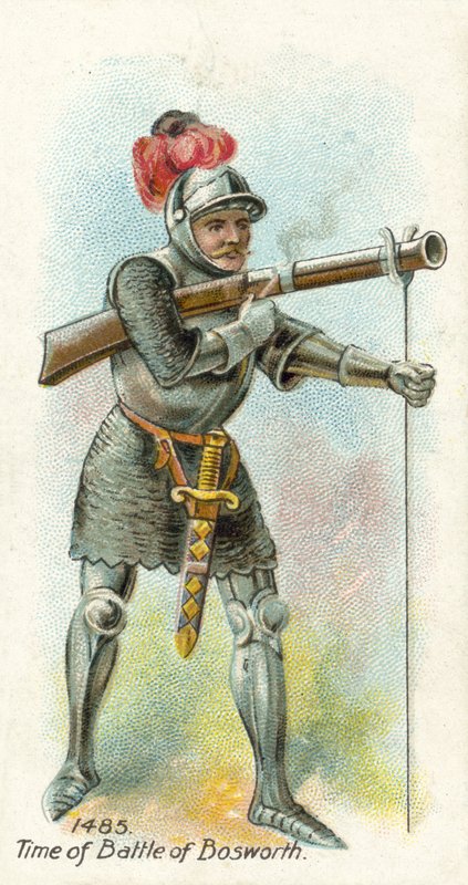 1485, tidspunktet for slaget ved Bosworth af English School