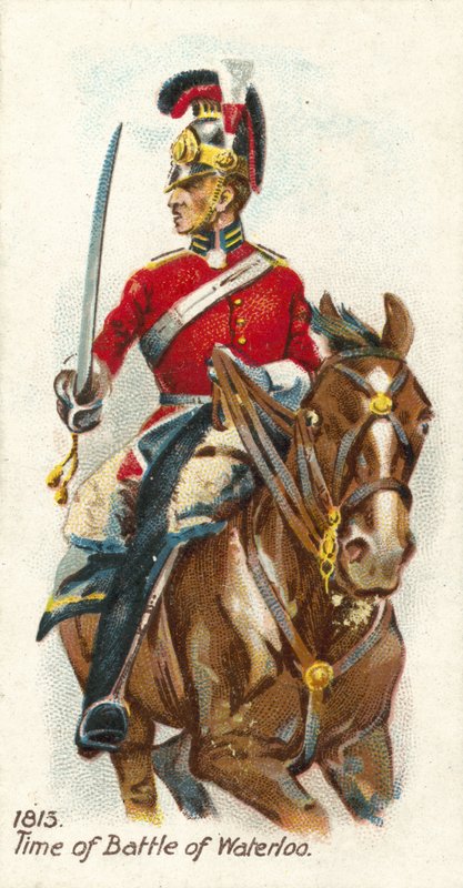 1813, tidspunktet for slaget ved Waterloo af English School