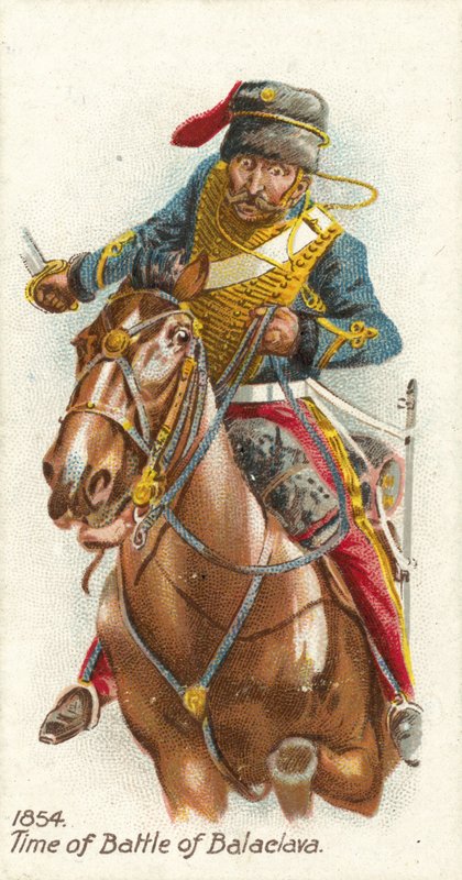 1854, tidspunktet for slaget ved Balaclava af English School