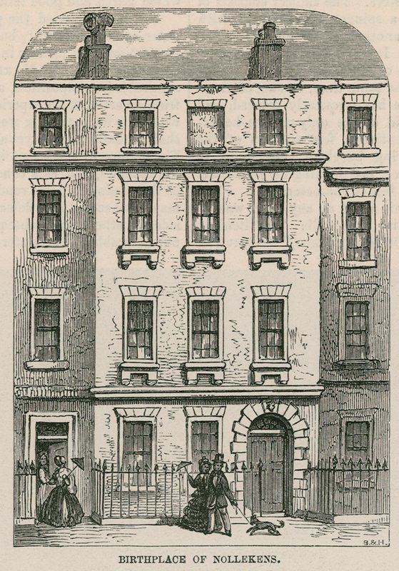 28 Dean Street, Soho, London, fødested for kunstneren Joseph Nollekens af English School