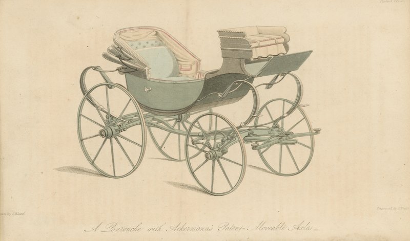 En barouche med Ackermans patentbevægelige aksler af English School