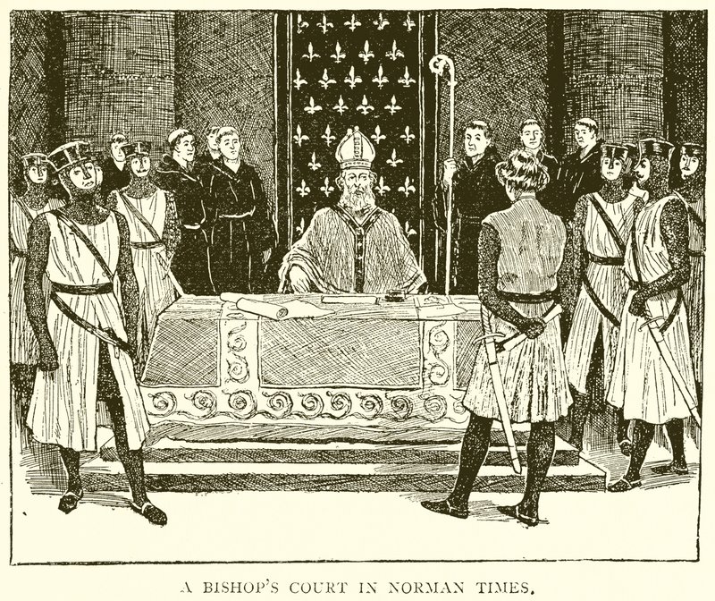 A Bishops Court i Norman Times af English School