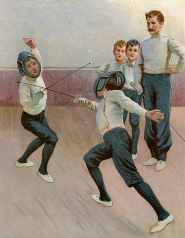 En kamp med folierne af English School