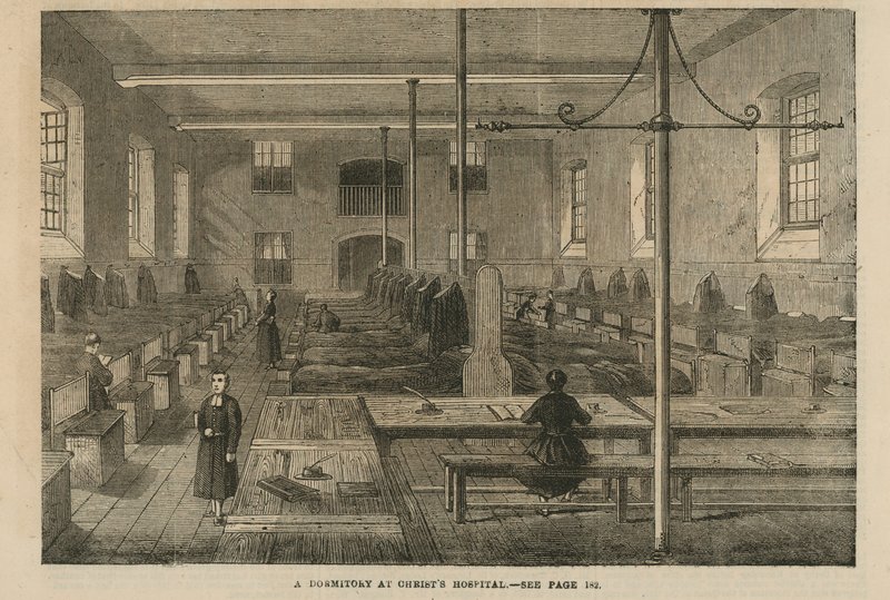 En sovesal på Christs Hospital af English School