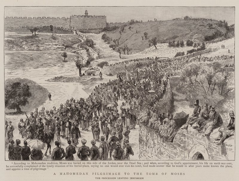 En mahomedan pilgrimsrejse til Moses