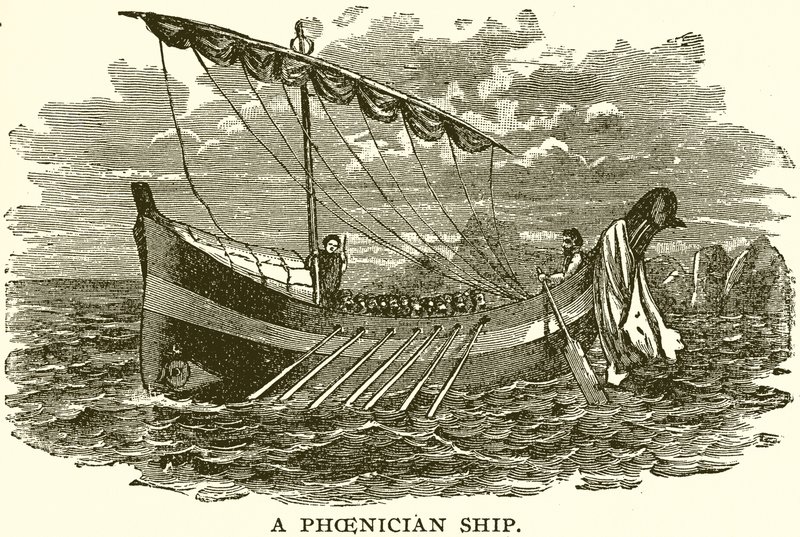 Et fønikisk skib af English School