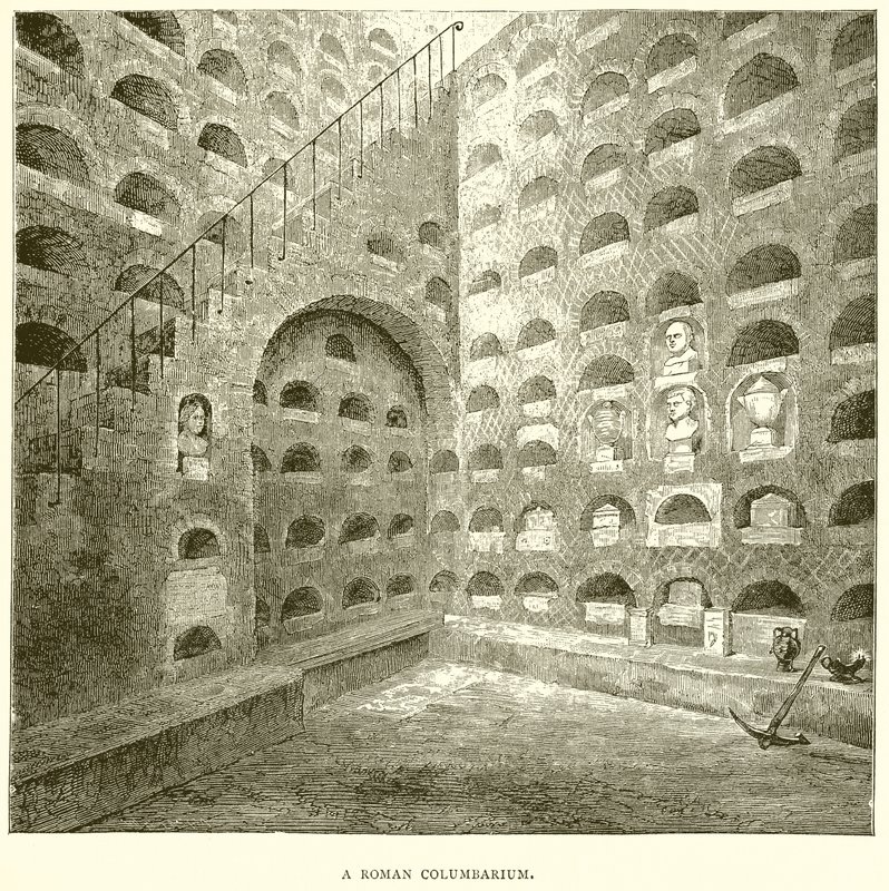 Et romersk Columbarium af English School