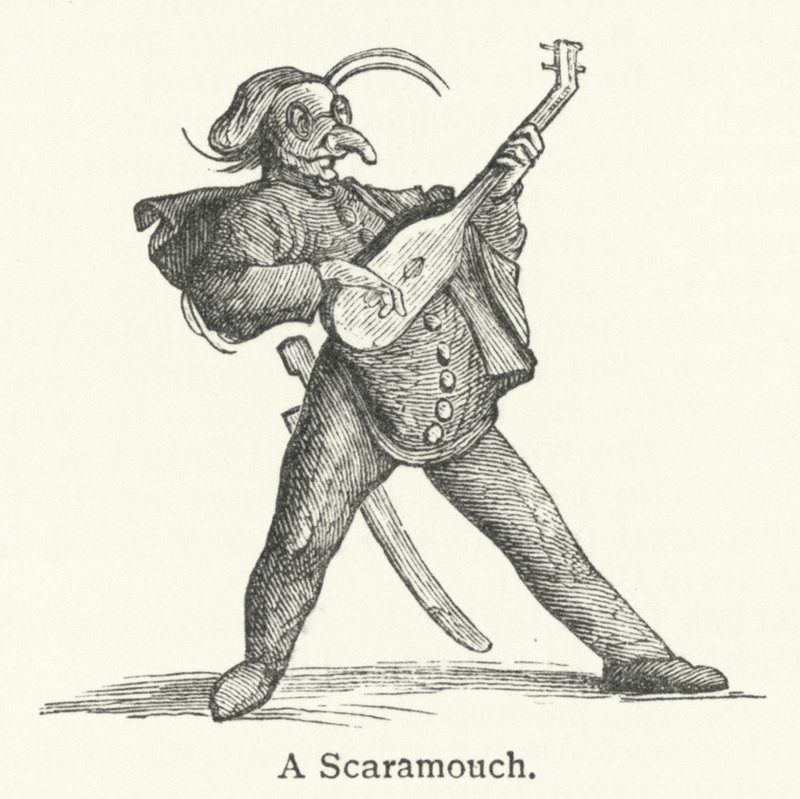 En scaramouch (gravering) af English School