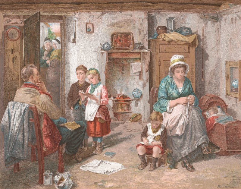 En skolebestyrelse i et sommerhus af English School