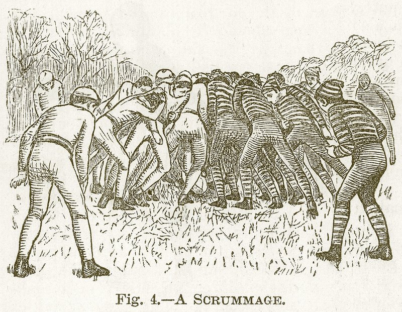 A Scrimmage, illustration til Cassell