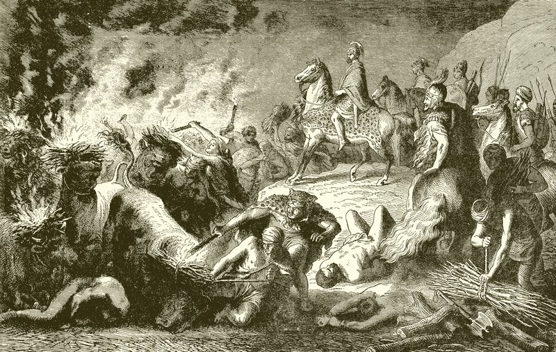 A Stratagem of Hannibal.--A Mock Night March af English School