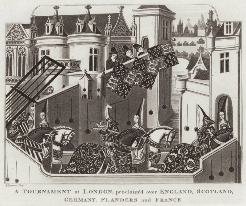 En turnering i London, udråbt over England, Skotland, Tyskland, Flandern og Frankrig af English School