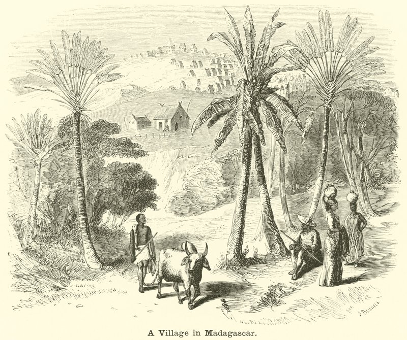 En landsby på Madagaskar af English School