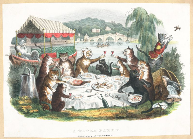 A Water Party - Picnic i Richmond af English School