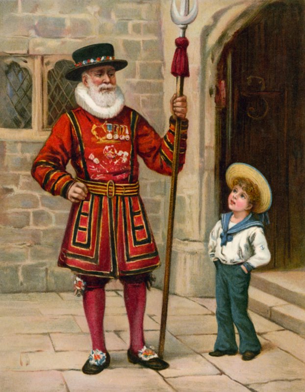 En Yeoman of the Guard af English School