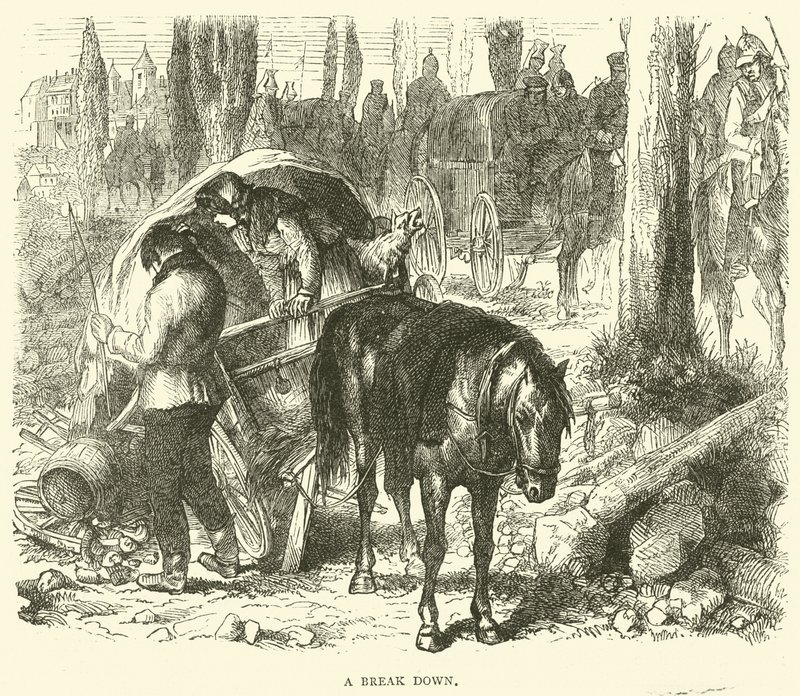 Et sammenbrud, november 1870 af English School