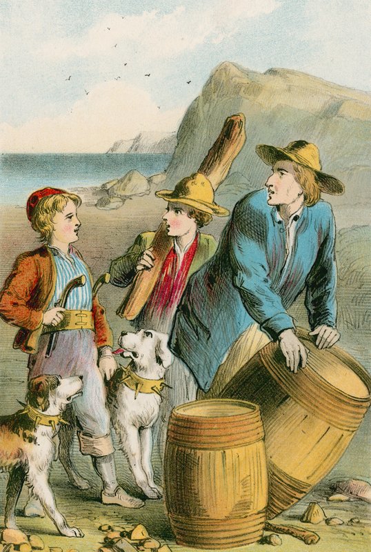 En brigand-lignende dekoration af English School