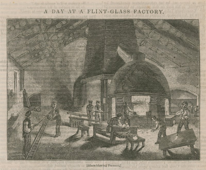 En dag på en flintglasfabrik af English School