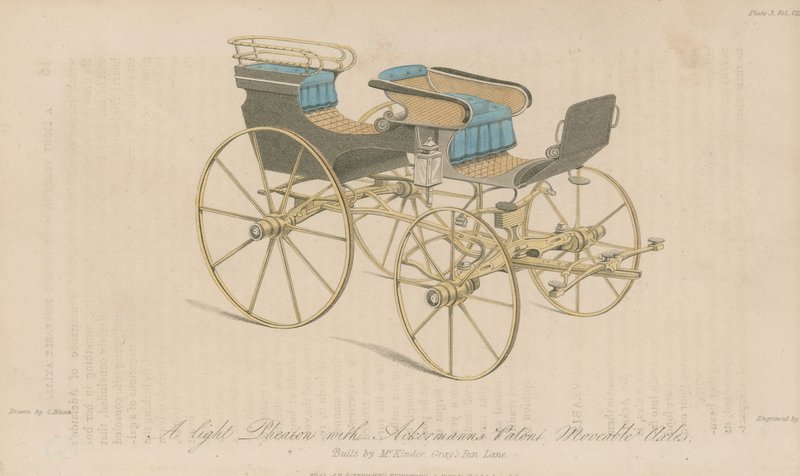 En let Phaeton med Ackermanns patentbevægelige aksler af English School
