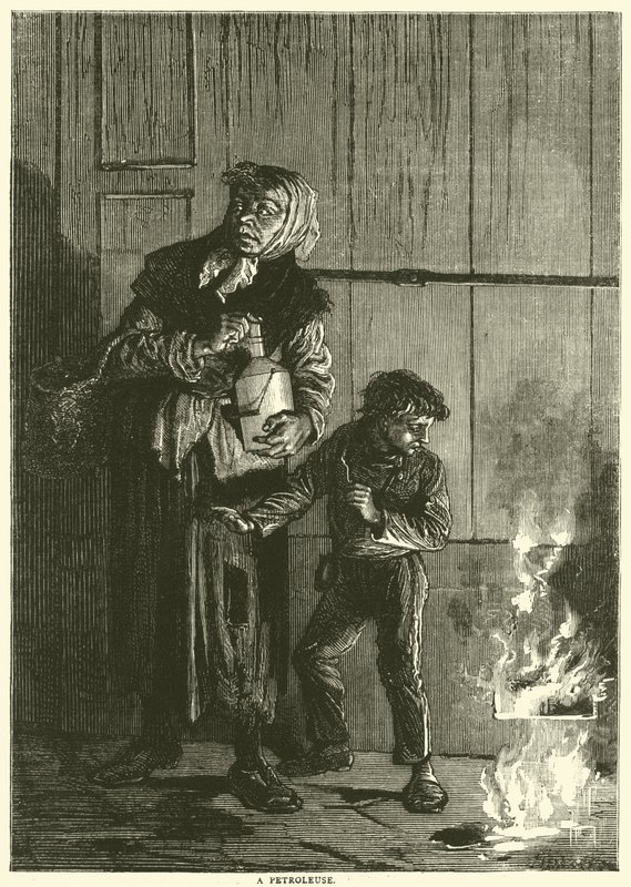 En petroleuse, april 1871 af English School