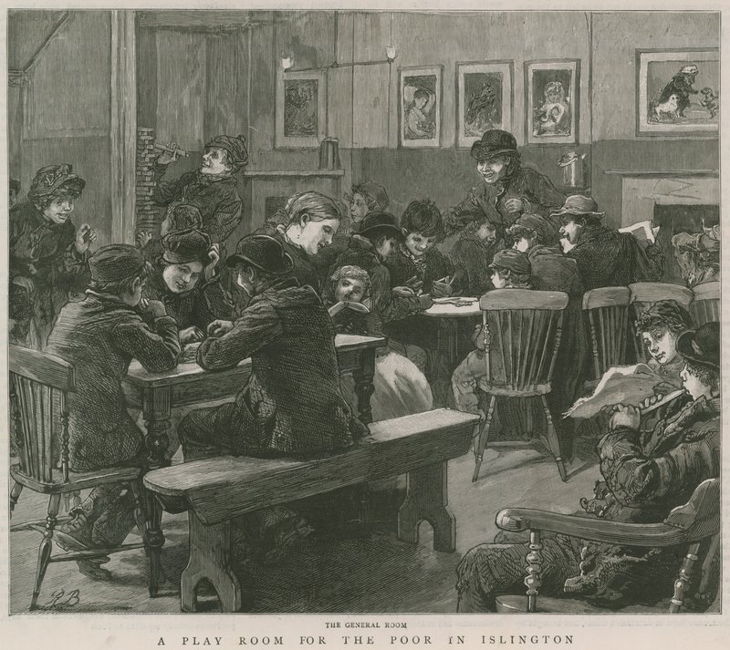 Et legerum for de fattige i Islington: Det generelle værelse af English School
