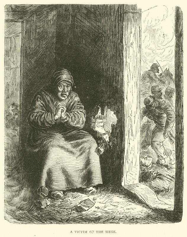 Et offer for belejringen, januar 1871 af English School