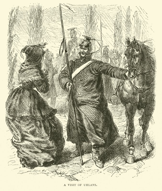 Et besøg af Uhlans, marts 1871 af English School
