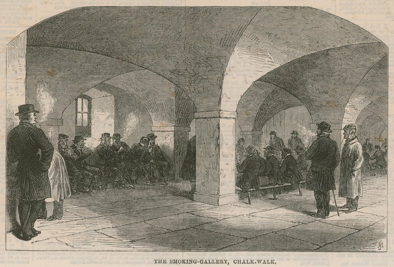 Et besøg på Greenwich Hospital; Rygegalleriet, Chalk Walk af English School