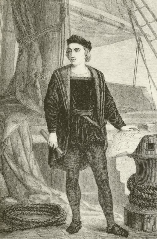 En ung Christopher Columbus (1451-1506), genoesisk opdagelsesrejsende af English School