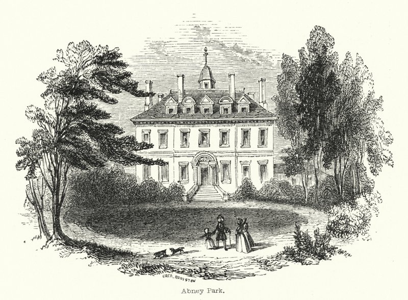 Abney Park (gravering) af English School